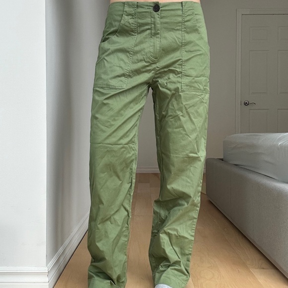 ARMY GREEN PANTS - Picture 1 of 6